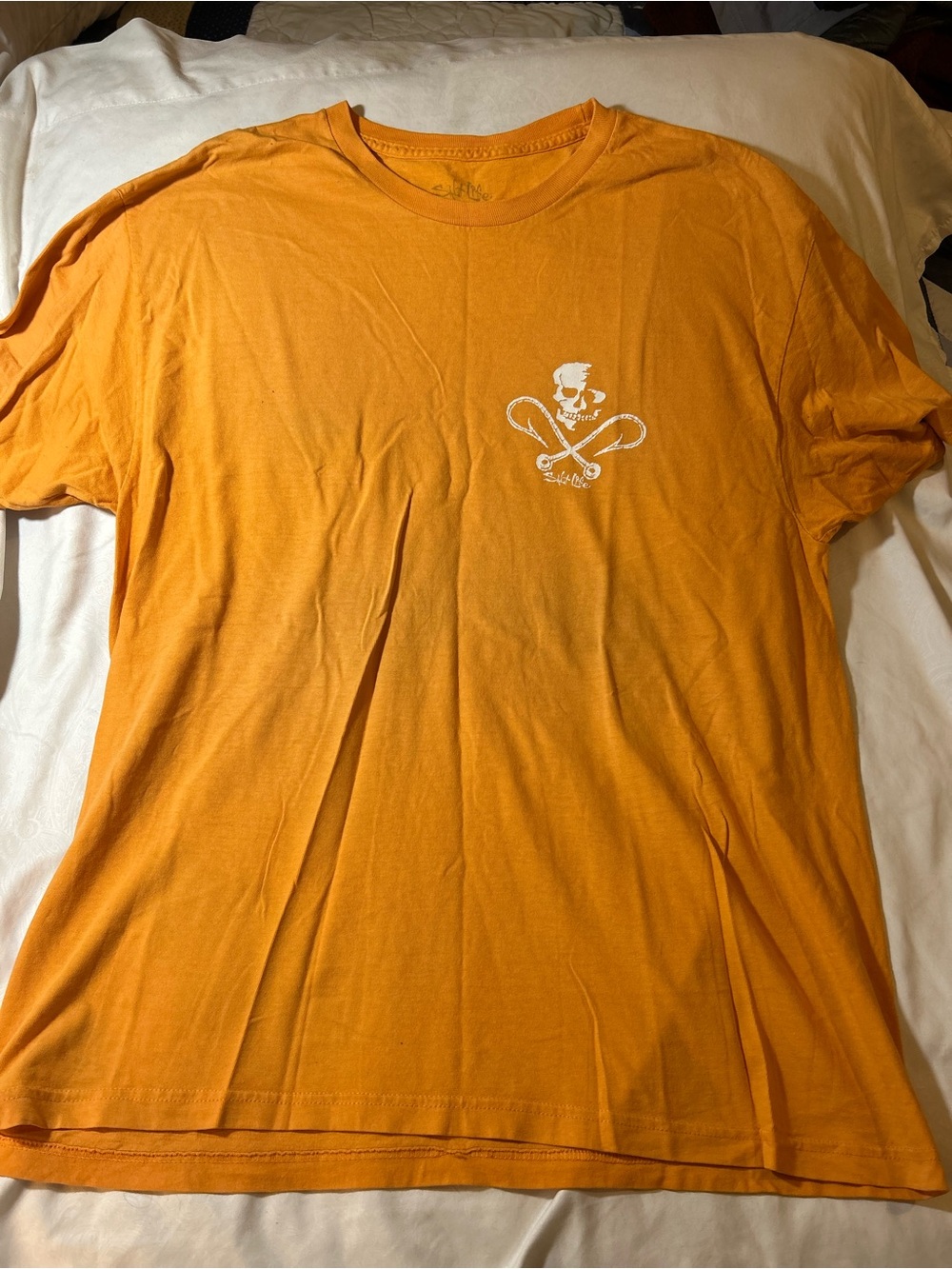 Men's Salt Life Orange Short-Sleeve Graphic Tee